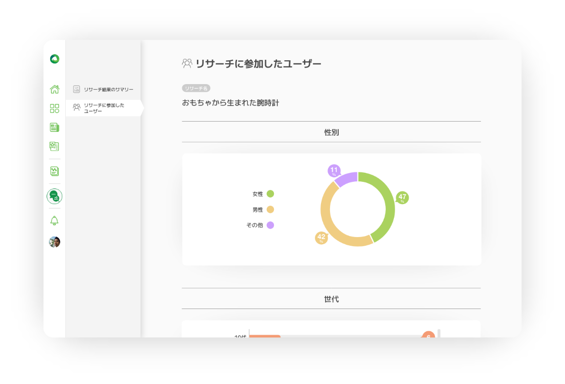 レポートスクリーン